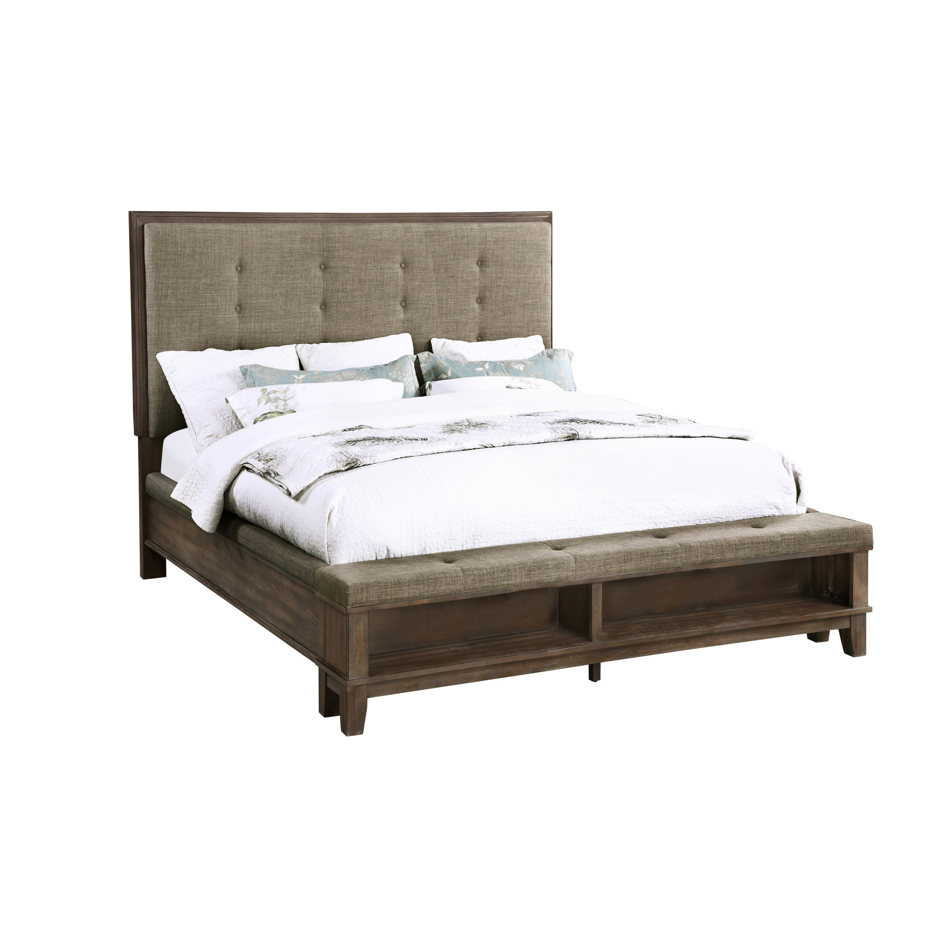 New Classic Home Furnishings Cagney 5/0 -6/6 Q/Ek Side Rails-Vintage