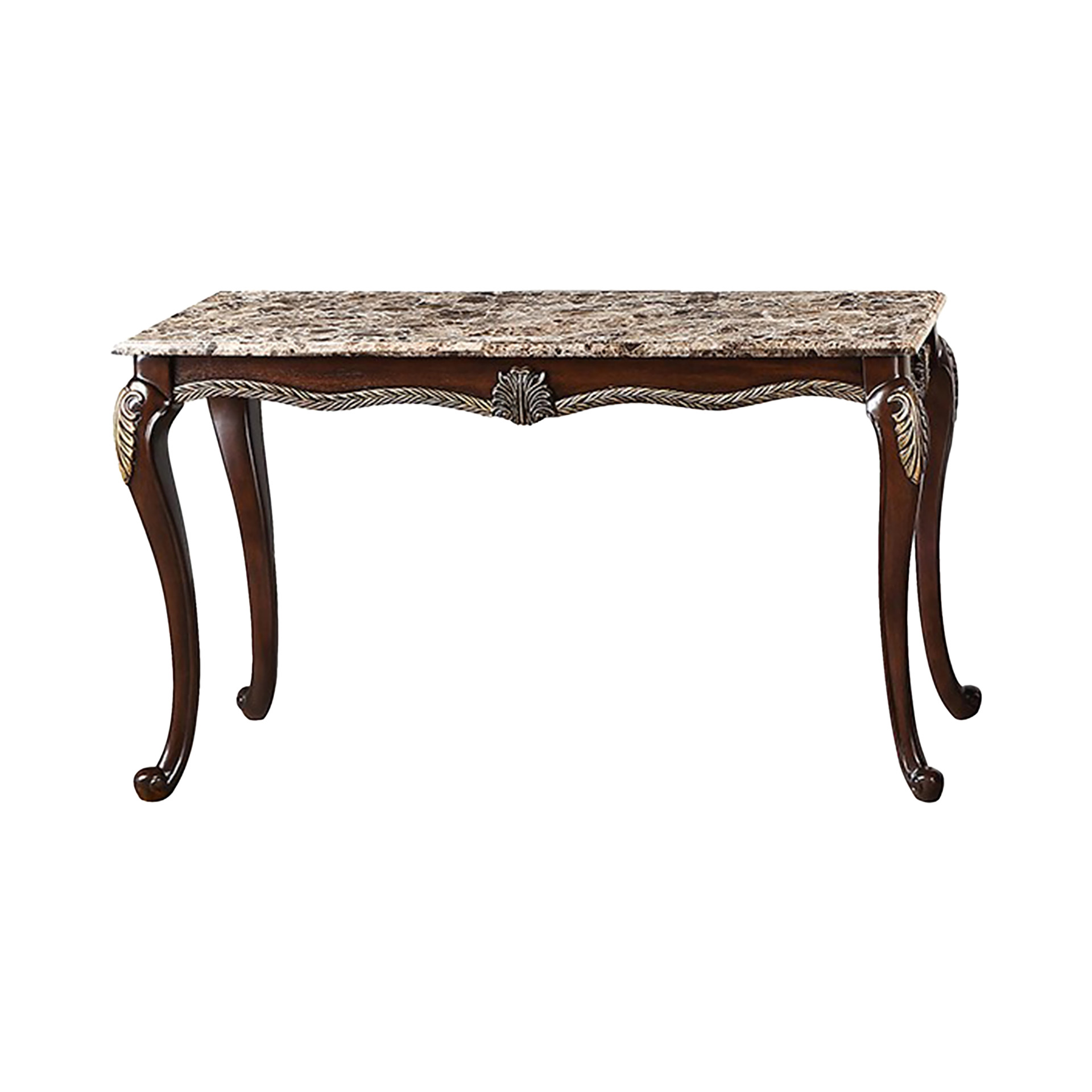 New Classic Home Furnishings Maximus Marble Console Table
