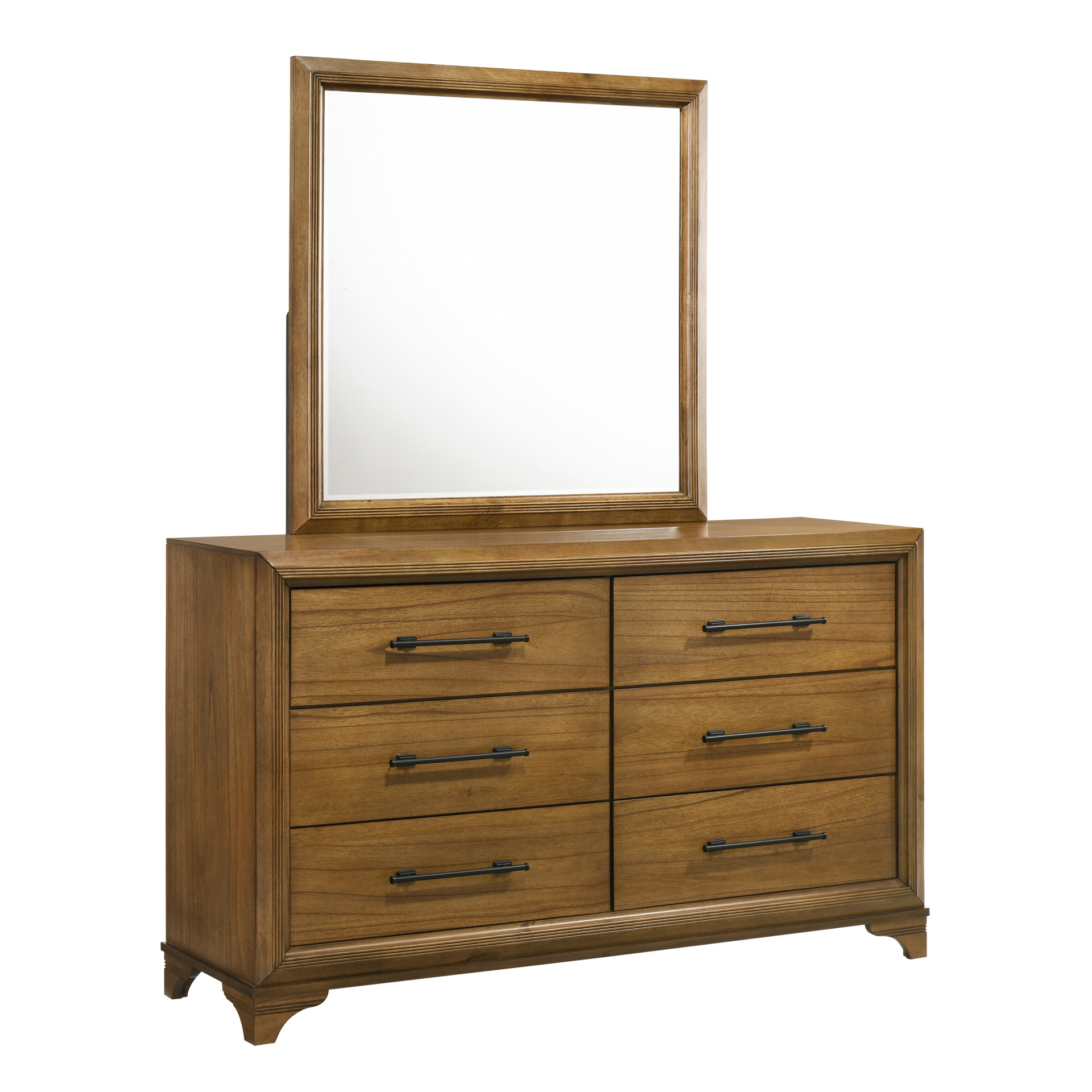 New Classic Home Furnishings Talcott Mirror- Honey