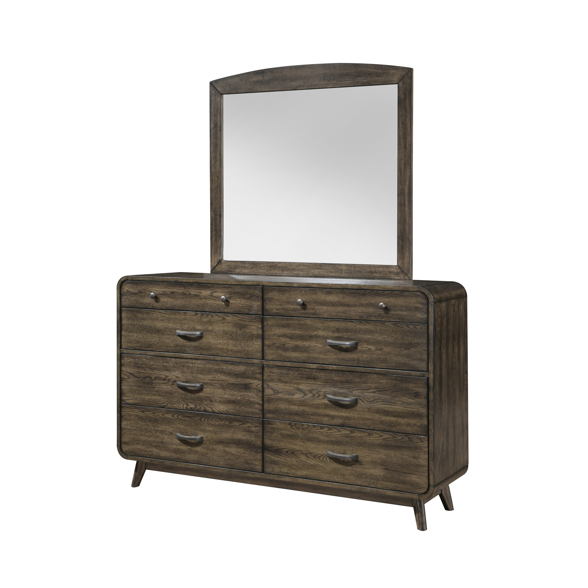 New Classic Home Furnishings Rex Mirror- Walnut