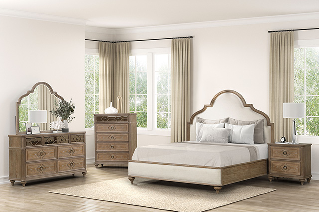 Furniture of America Lyris 5 Pc Queen Bedroom Set