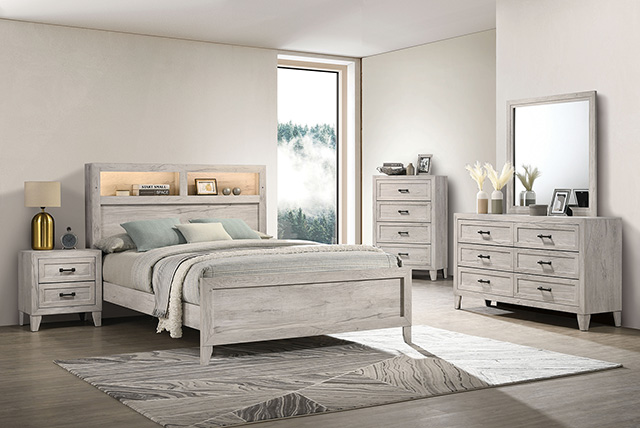 Furniture of America Mysen 5 Pc Queen Bedroom Set