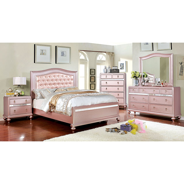 Furniture of America Ariston 4 Pc Twin Bedroom Set