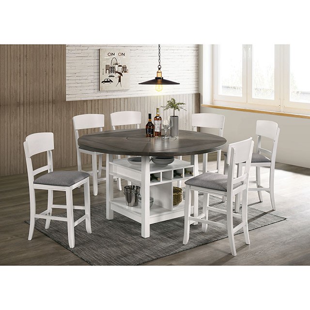 Furniture of America Stacie 5 PC Dining Table Set