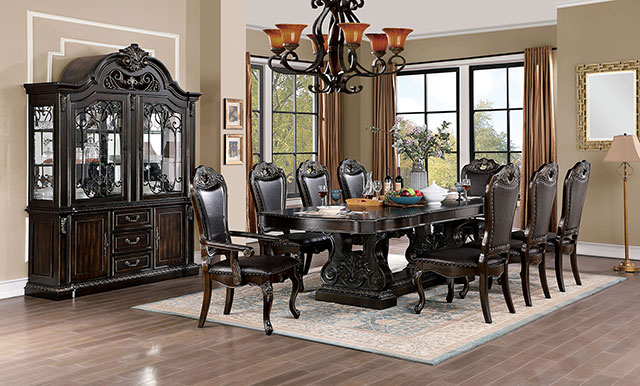 Furniture of America Lombardy 7 Pc Dining Table Set
