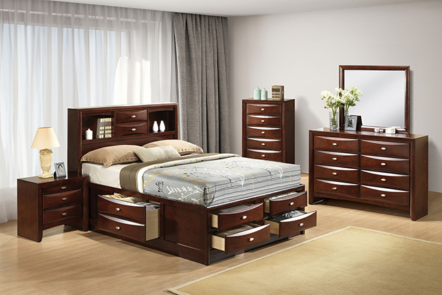 Furniture of America Zosimo 5 Pc Queen Bedroom Set