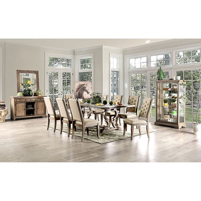 Furniture of America Patience 7 Pc Dining Table Set
