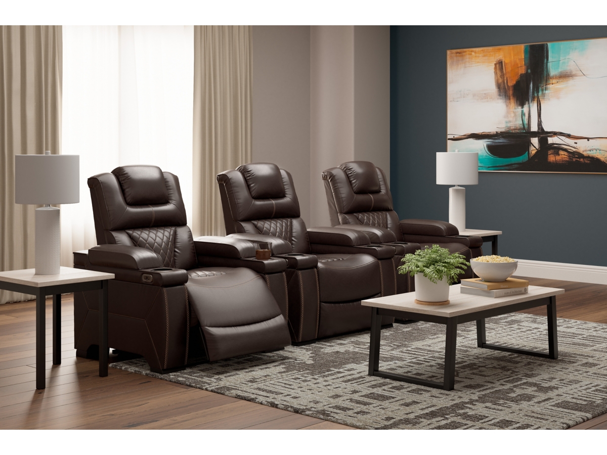 Signature Design by Ashley Warnerton 3-Piece Home Theater Seating