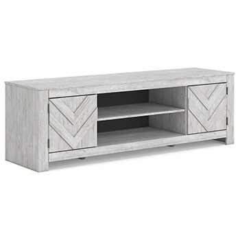 Signature Design by Ashley Cayboni LG TV Stand w/Fireplace Option
