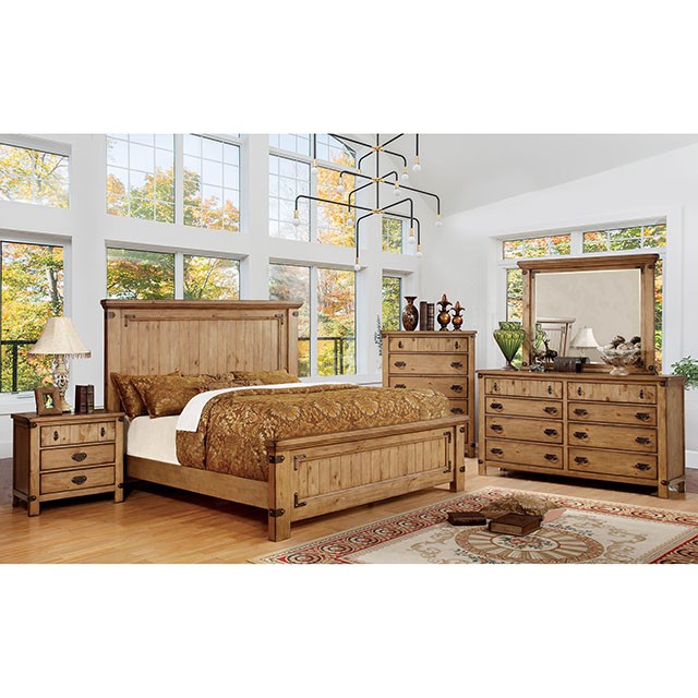 Furniture of America Pioneer 4 Pc Queen Bedroom Set