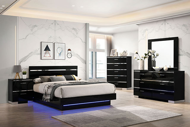 Furniture of America Erlach 5 Pc Queen Bedroom Set