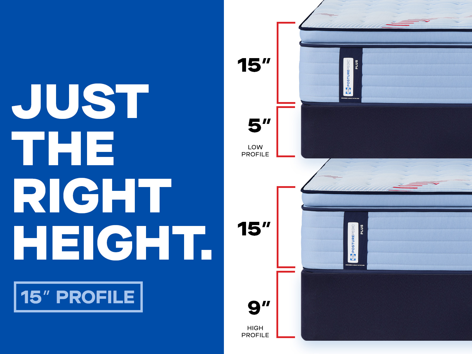 Model: 53216732 | Sealy Posturepedic Equus Euro Pillow Top Firm Split Cal King