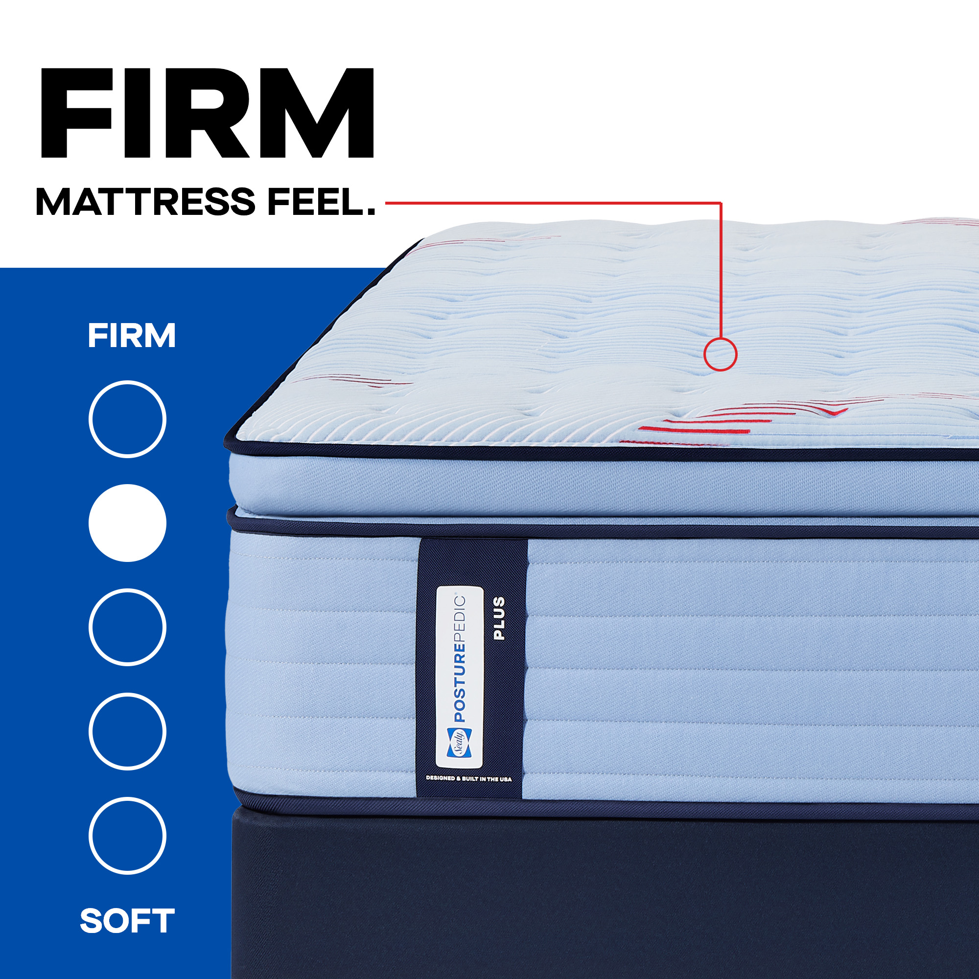 Model: 53216761 | Sealy Posturepedic Equus Euro Pillow Top Firm King