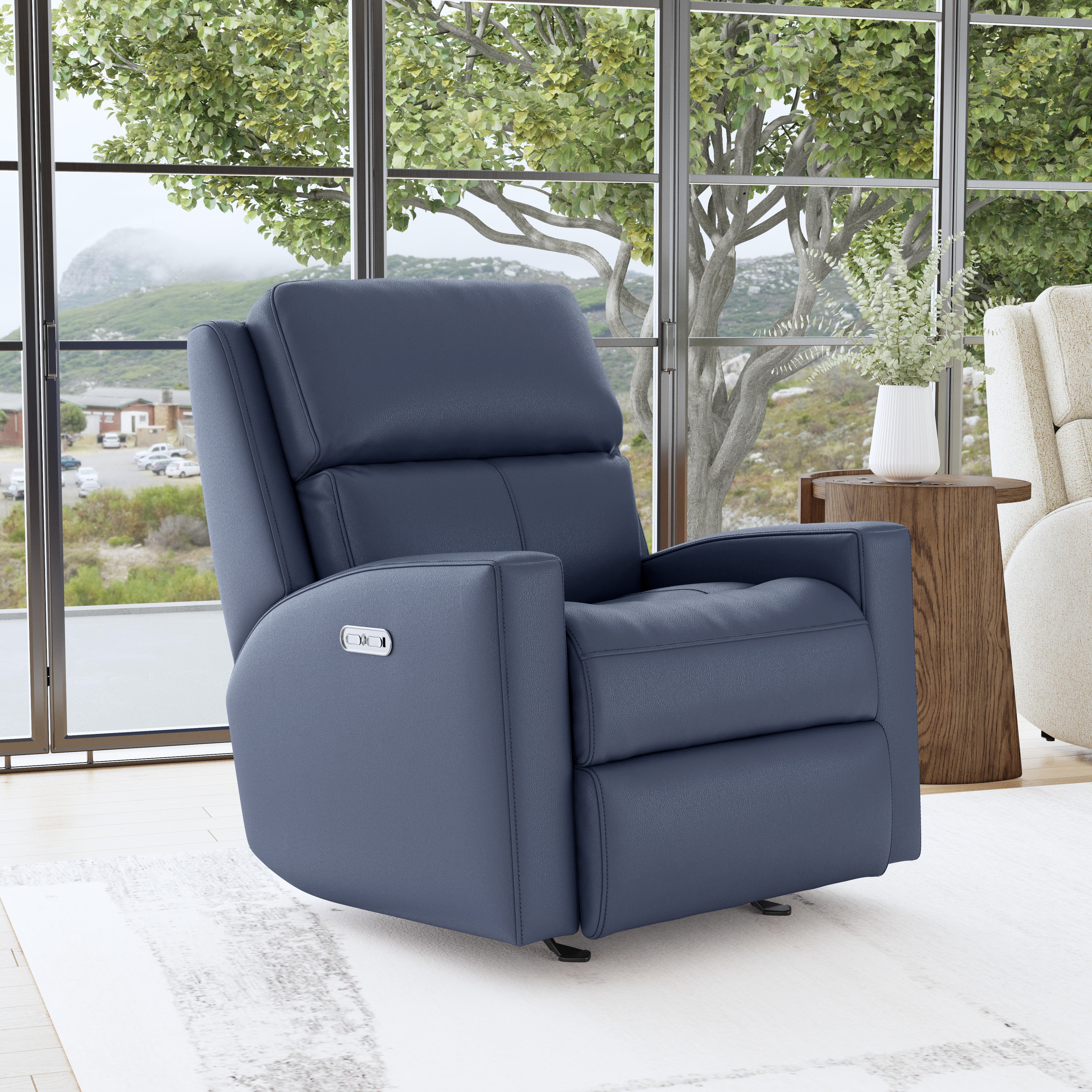 Flexsteel Catalina Power Rocking Recliner with Power Headrest