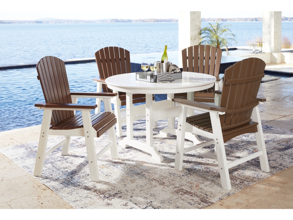 Ashley Toretto Outdoor Dining Table and 4 Chairs