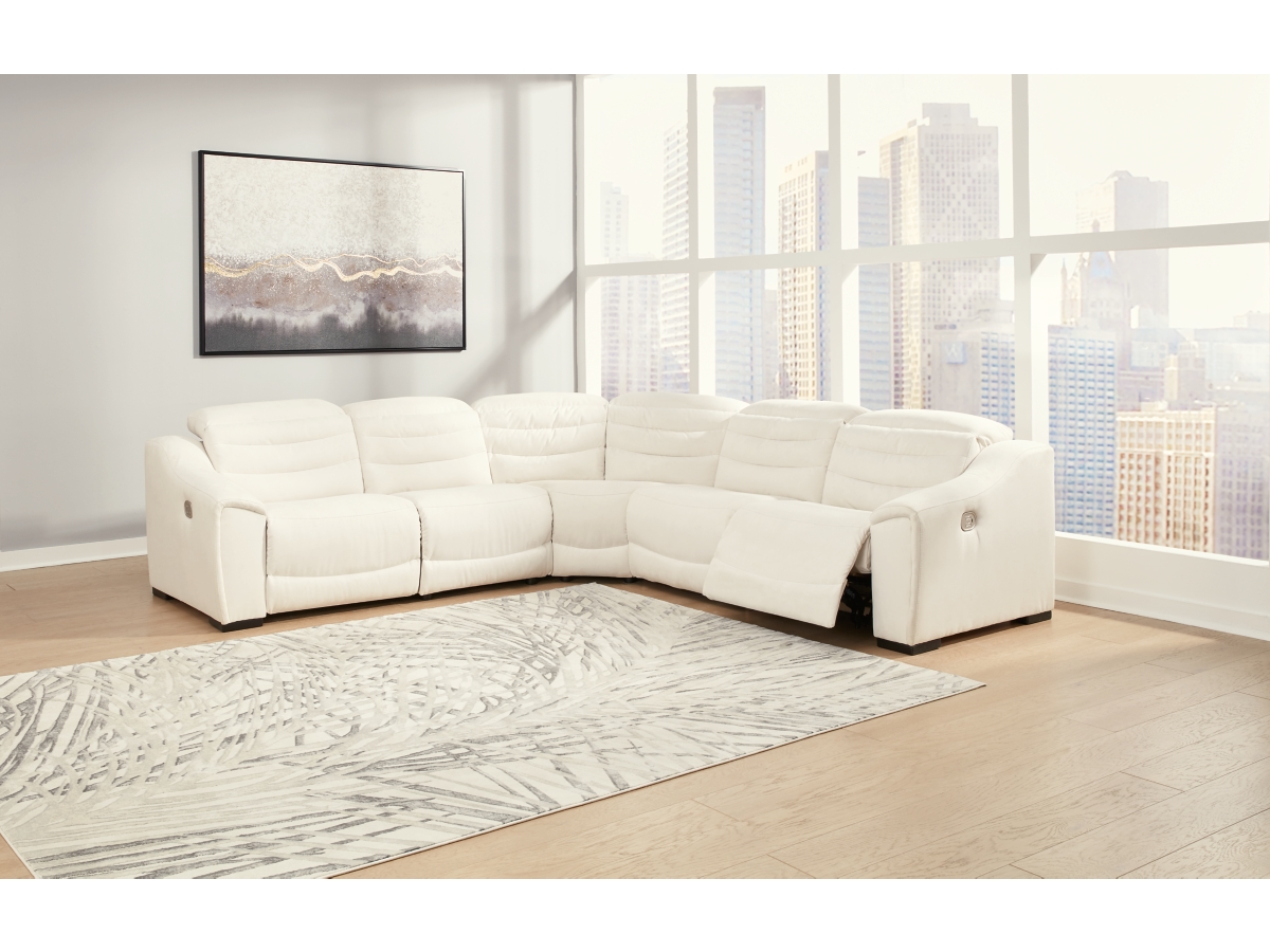 Signature Design by Ashley Next-Gen Gaucho 5-Piece Dual Power Reclining Modular Sectional with 3 Reclining Seats