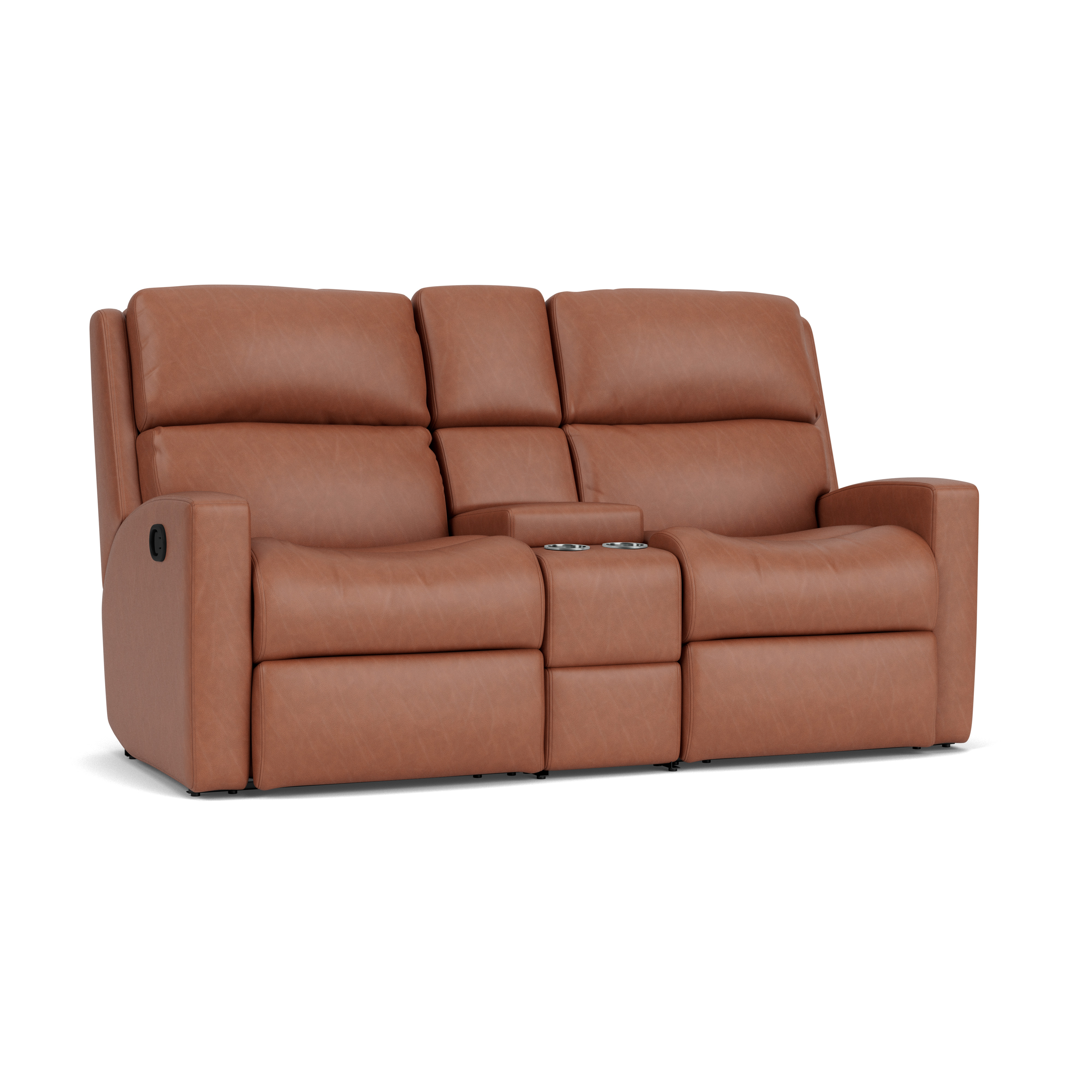Flexsteel Catalina Reclining Loveseat with Console