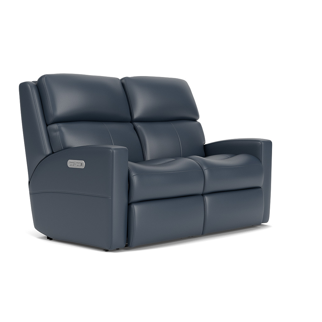 Flexsteel Catalina Power Reclining Loveseat with Power Headrests