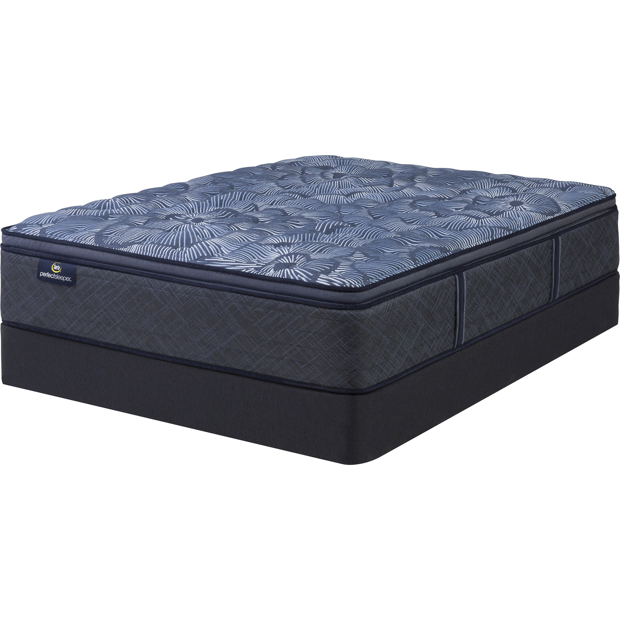 Serta Perfect Sleeper Perfect Sleeper Cobalt Calm 14.5" Medium Pillow Top Mattress Set -King