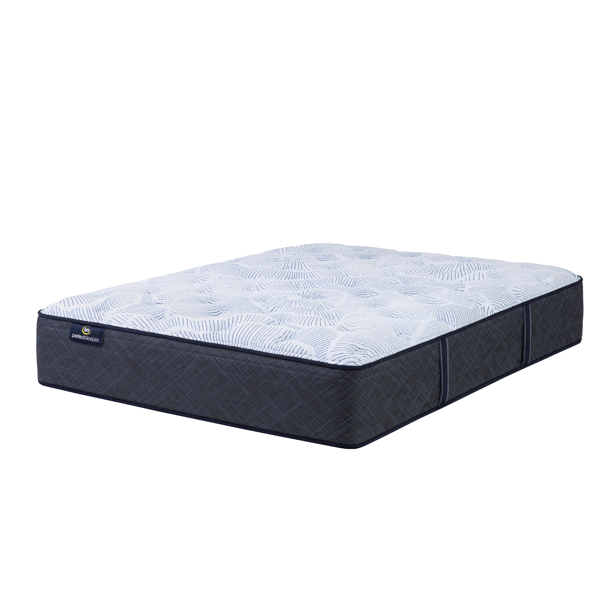 Serta Perfect Sleeper Perfect Sleeper Blue Lagoon Nights 13.5" Plush Mattress with Adjustable Frame -California King