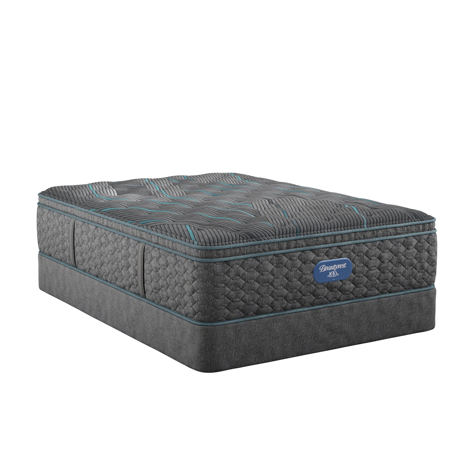 Beautyrest Beautyrest Level Two Plush Pillow Top Mattress Set -King