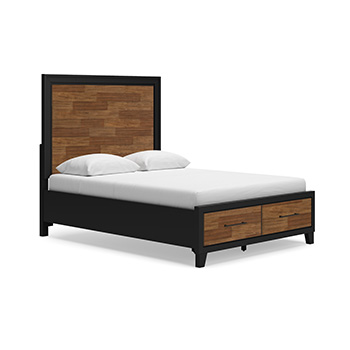 Benchcraft Kraeburn Q Storage FTBD w/Roll Slats