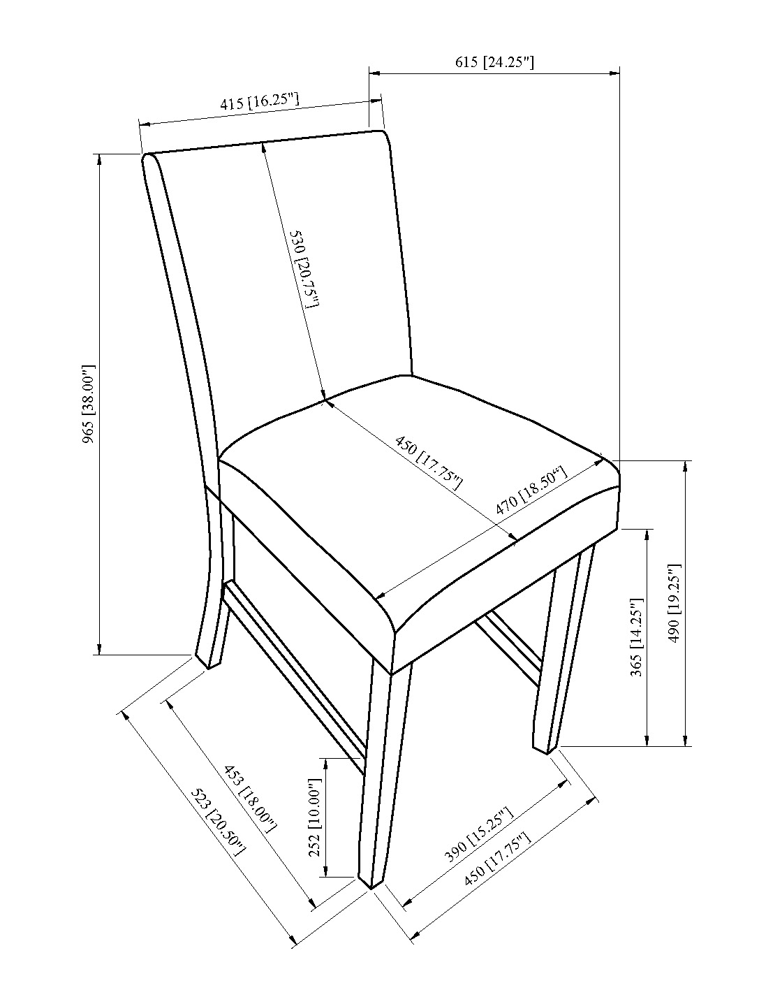 Crown Mark - 1312DV-S - Parkside Dining Chair Dove-1312DV-S | Reese ...