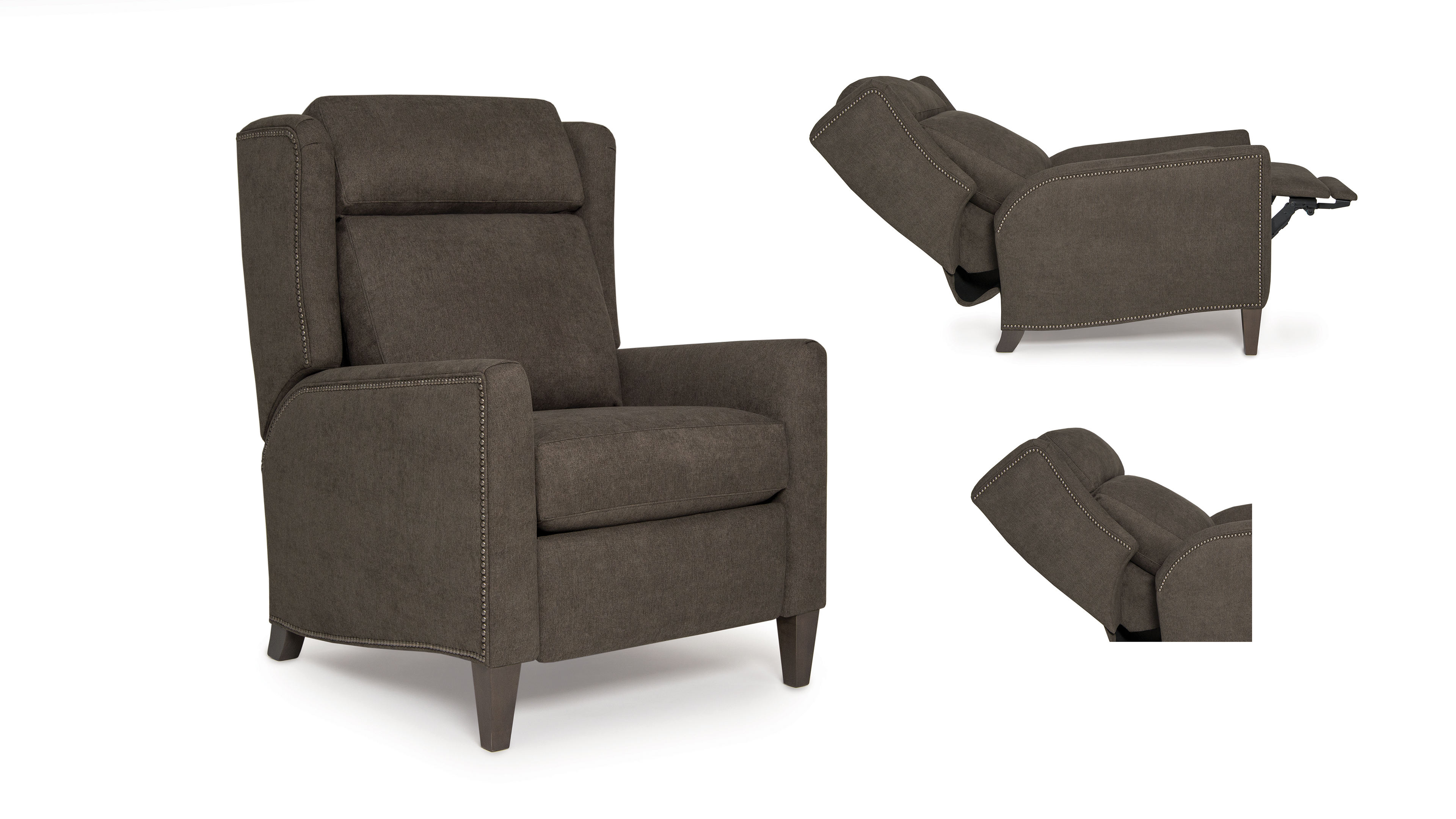 Smith Brothers Motorized Reclining Chair / Headrest