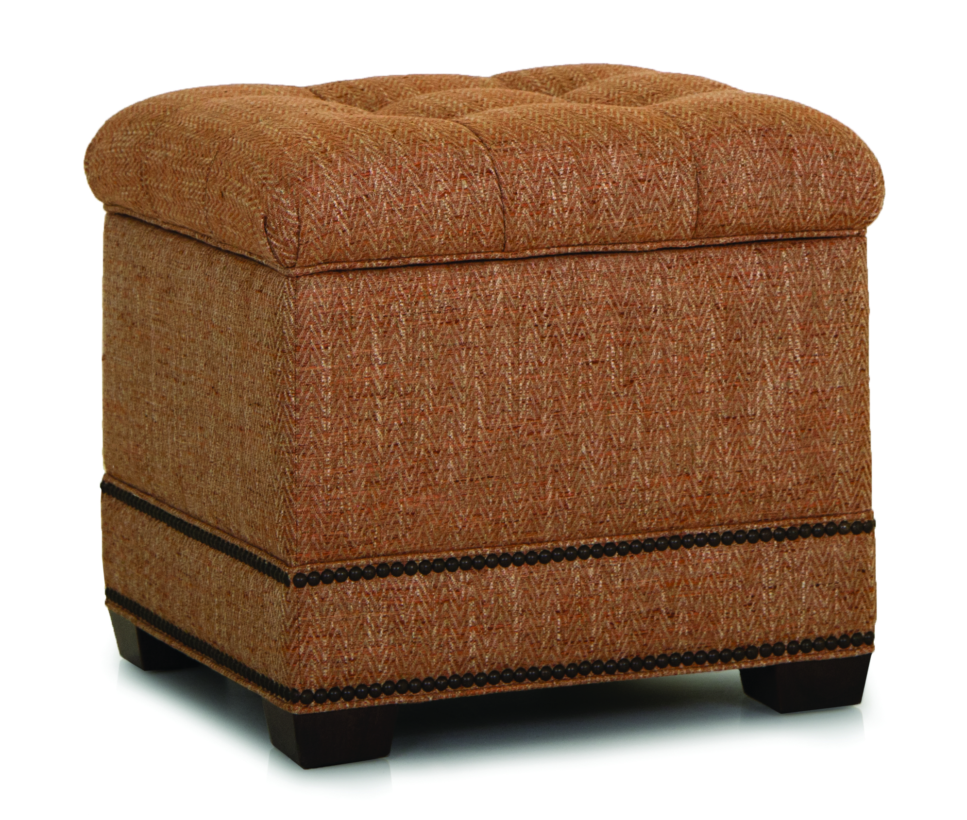Smith Brothers Storage Ottoman w/ Tapered Leg