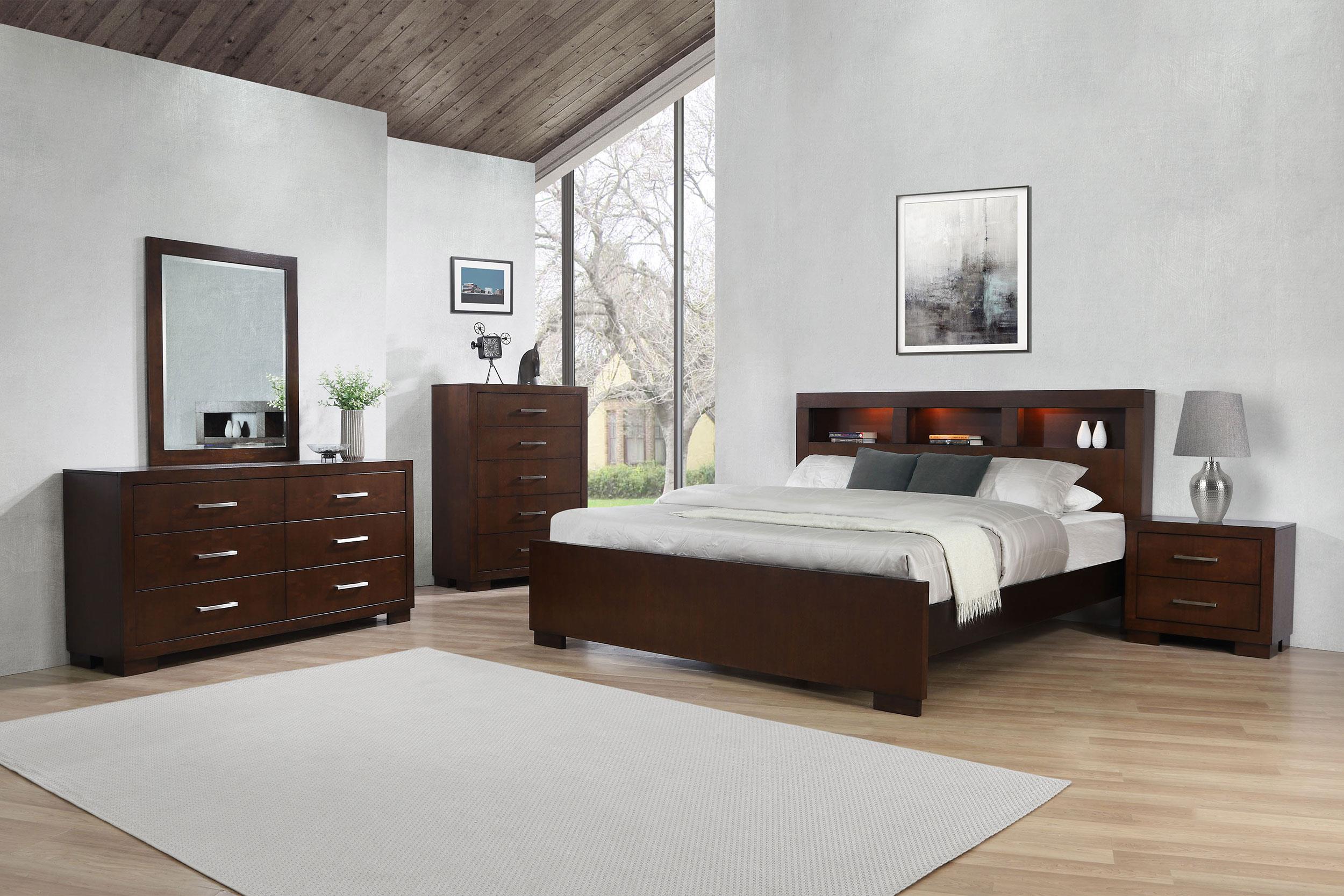 Coaster Jessica 5-piece Eastern King Bedroom Set Cappuccino