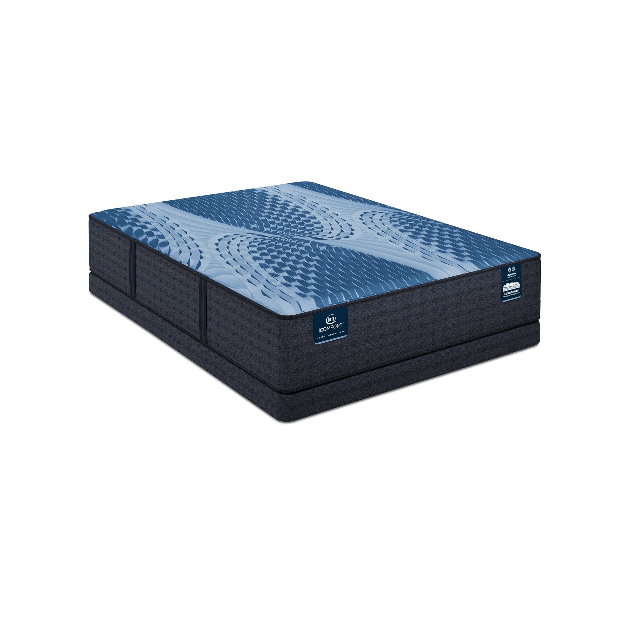 Serta iComfort iComfort Aspire 14" Memory Foam Medium Low Profile Mattress Set -California King