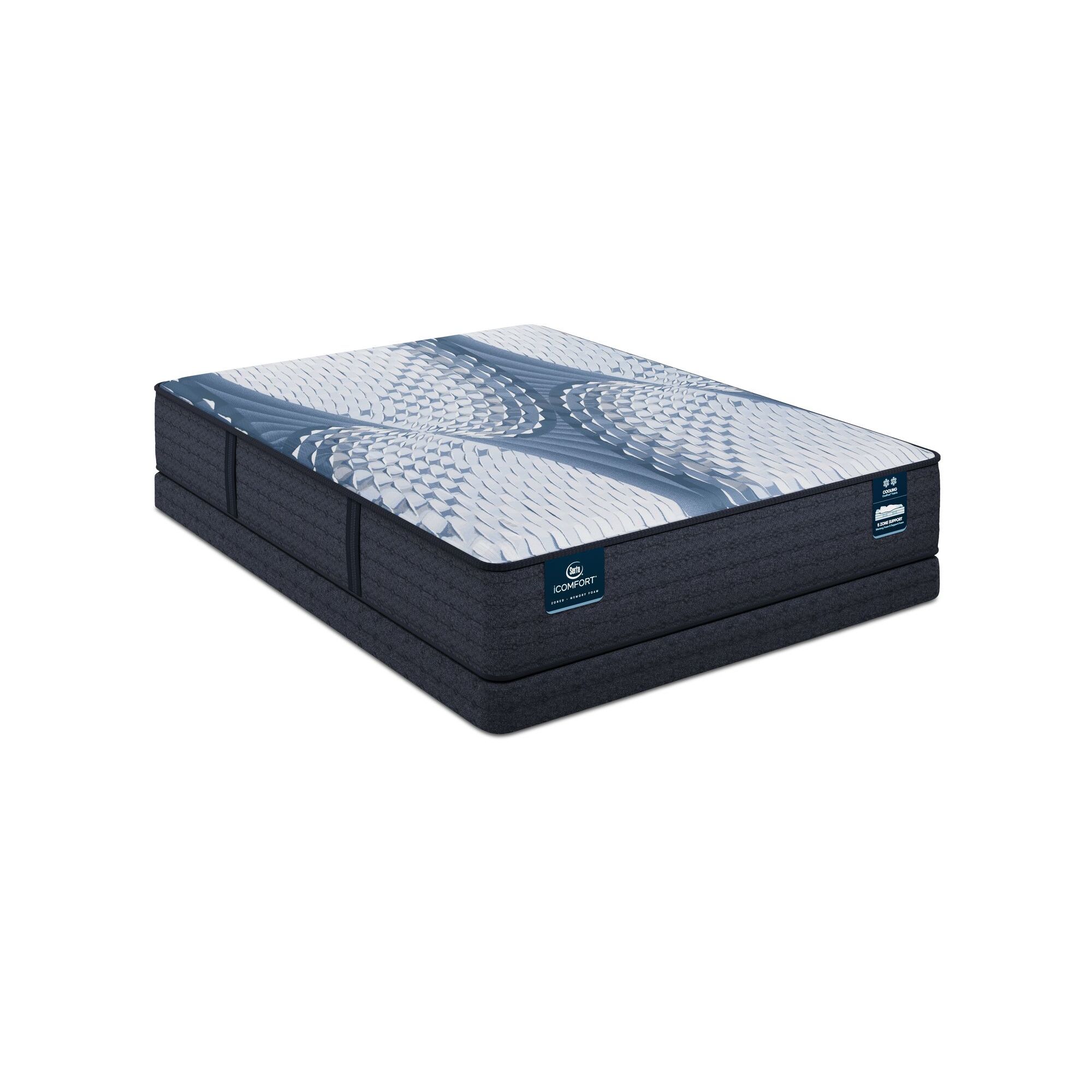 Serta iComfort iComfort Aveda 12" Memory Foam Plush Low Profile Mattress Set -Full