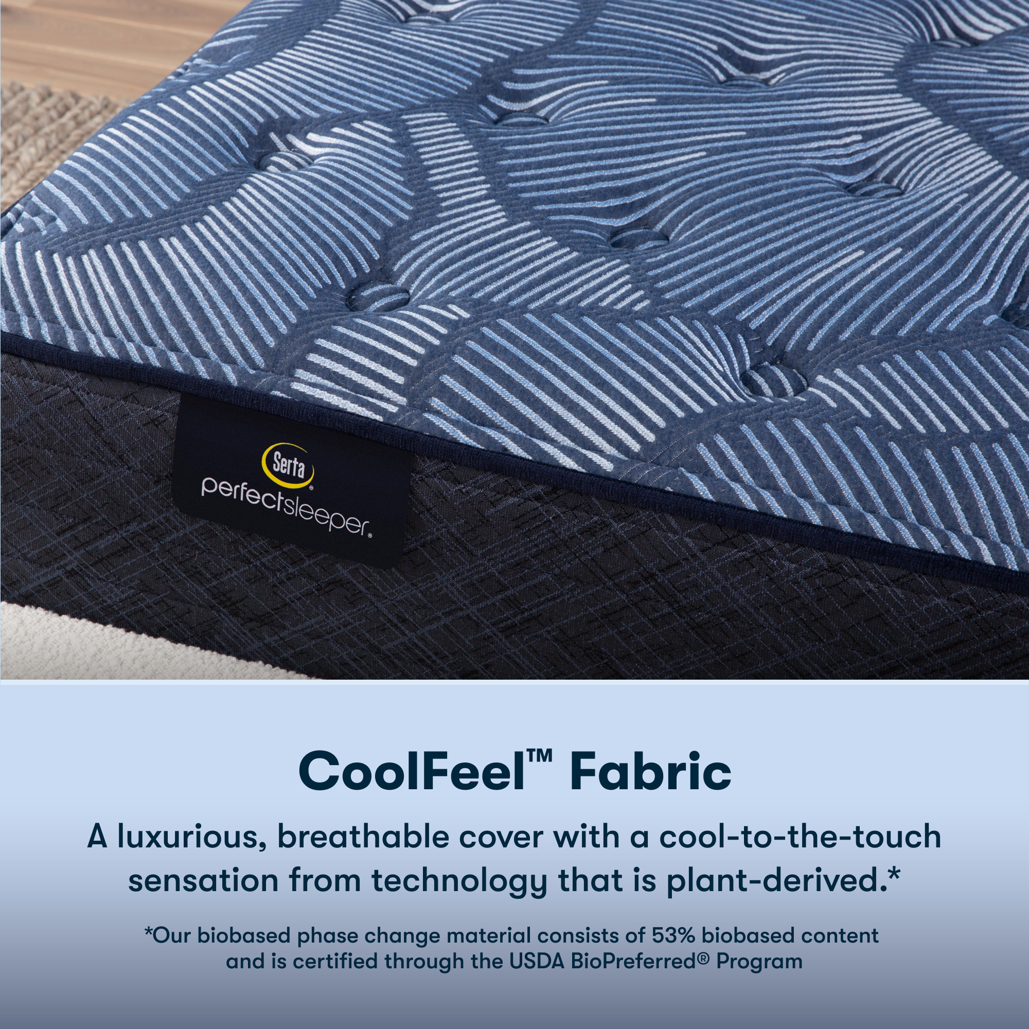 Perfect Sleeper Cobalt Calm 13.25