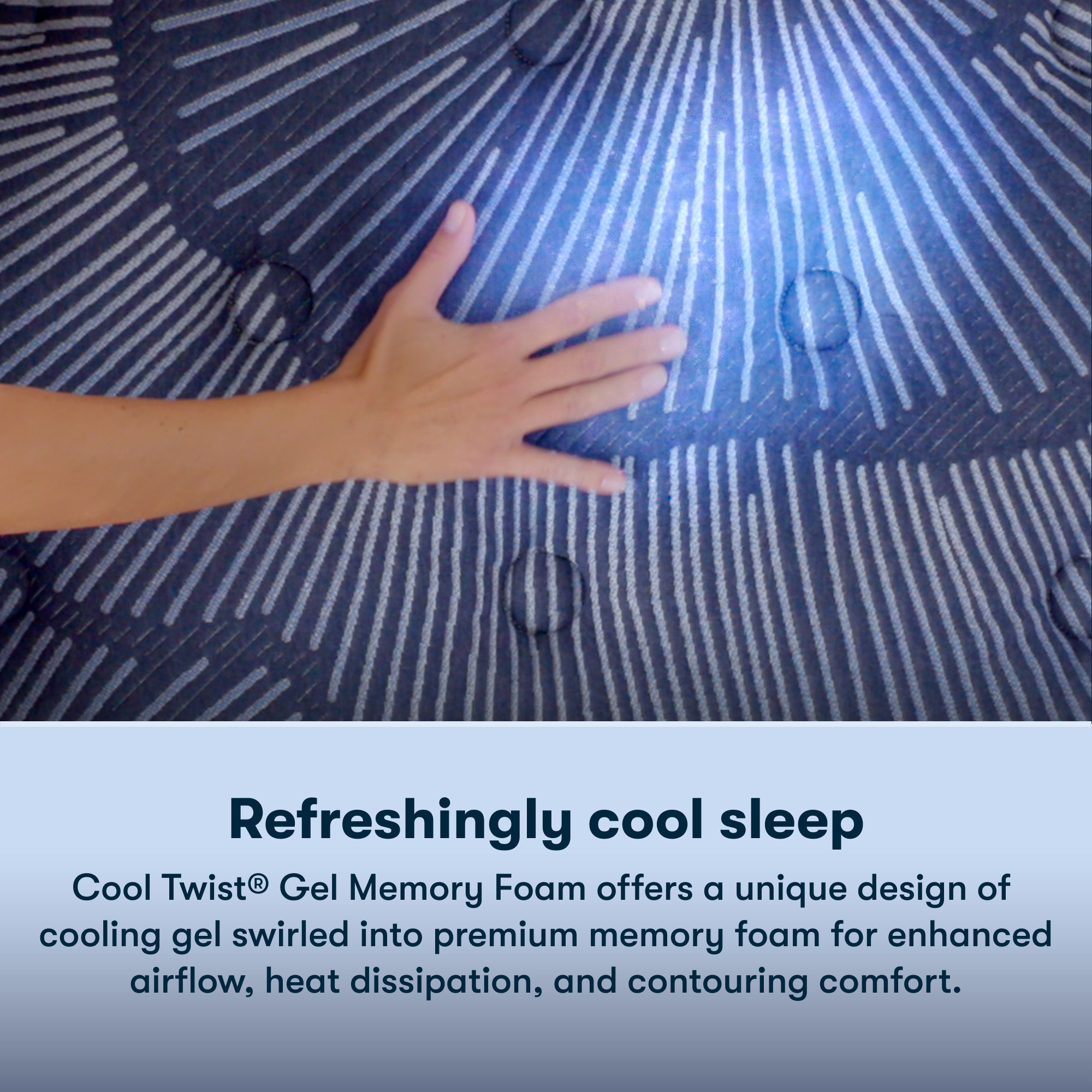 Perfect Sleeper Cobalt Calm 13.25
