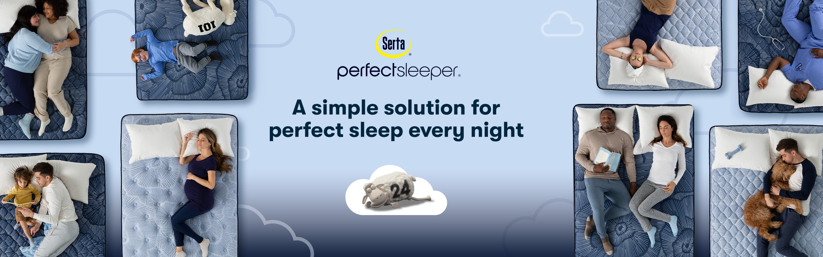 Perfect Sleeper Cobalt Calm 13.25
