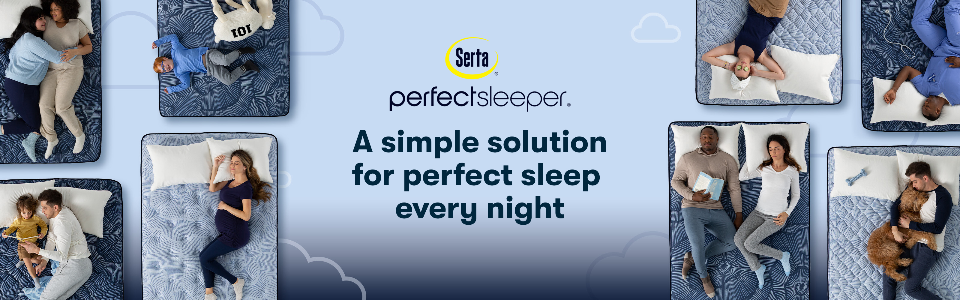 Perfect Sleeper Cobalt Calm 13.25