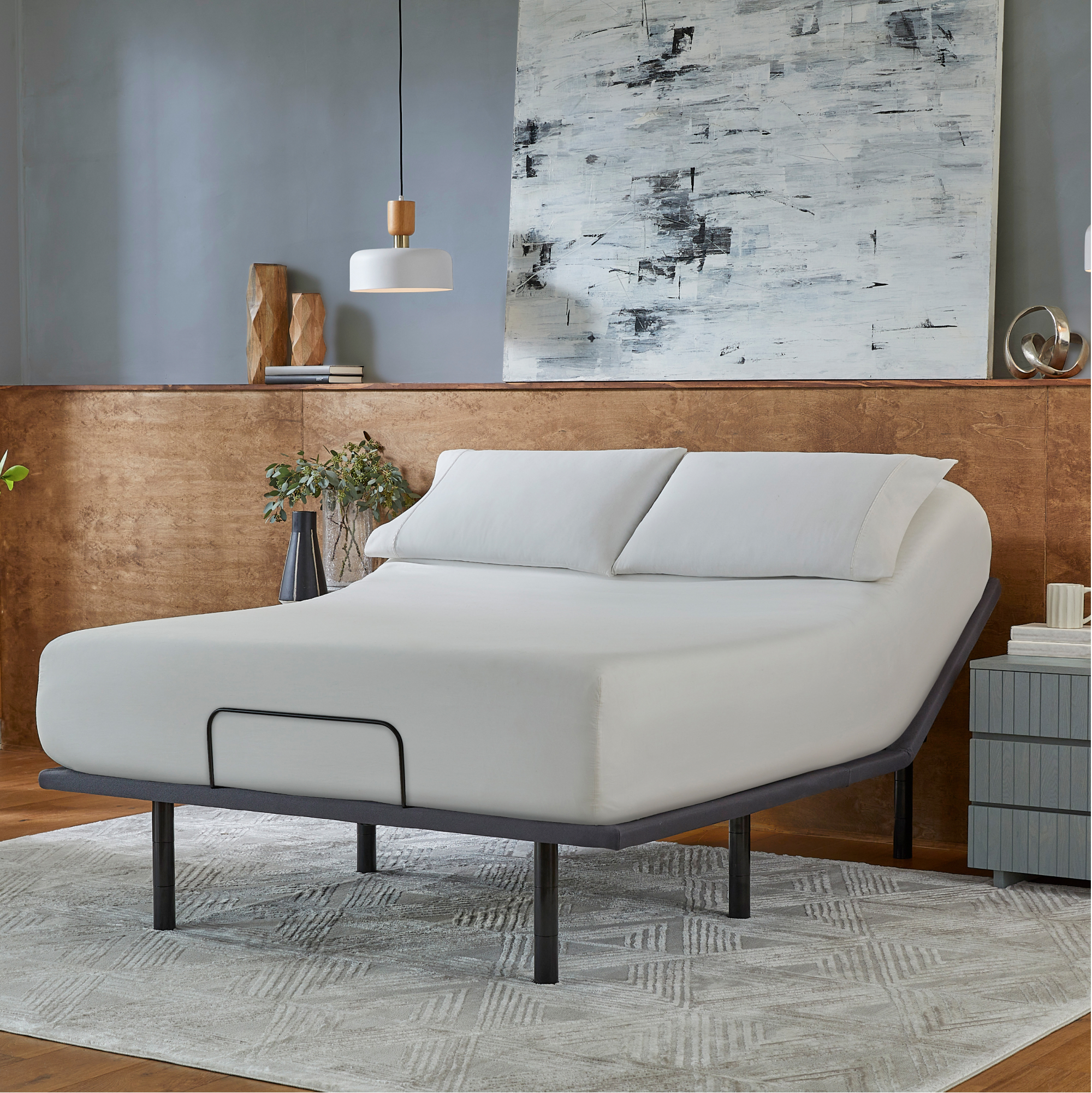 baselogic Silver Adjustable Base -Queen