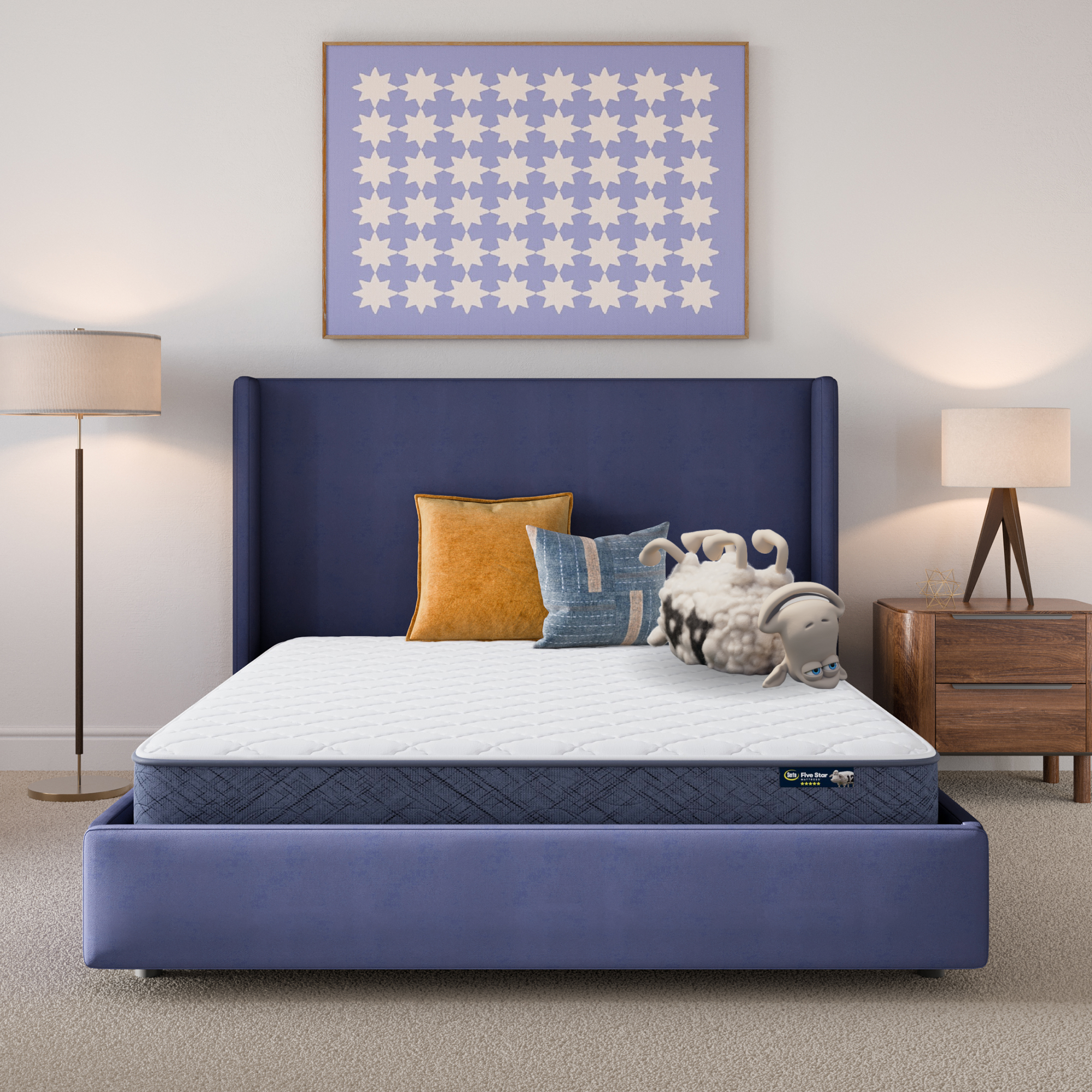 Serta Five Star Mattress Sleep to Go 7" Firm Mattress in a Box -Full