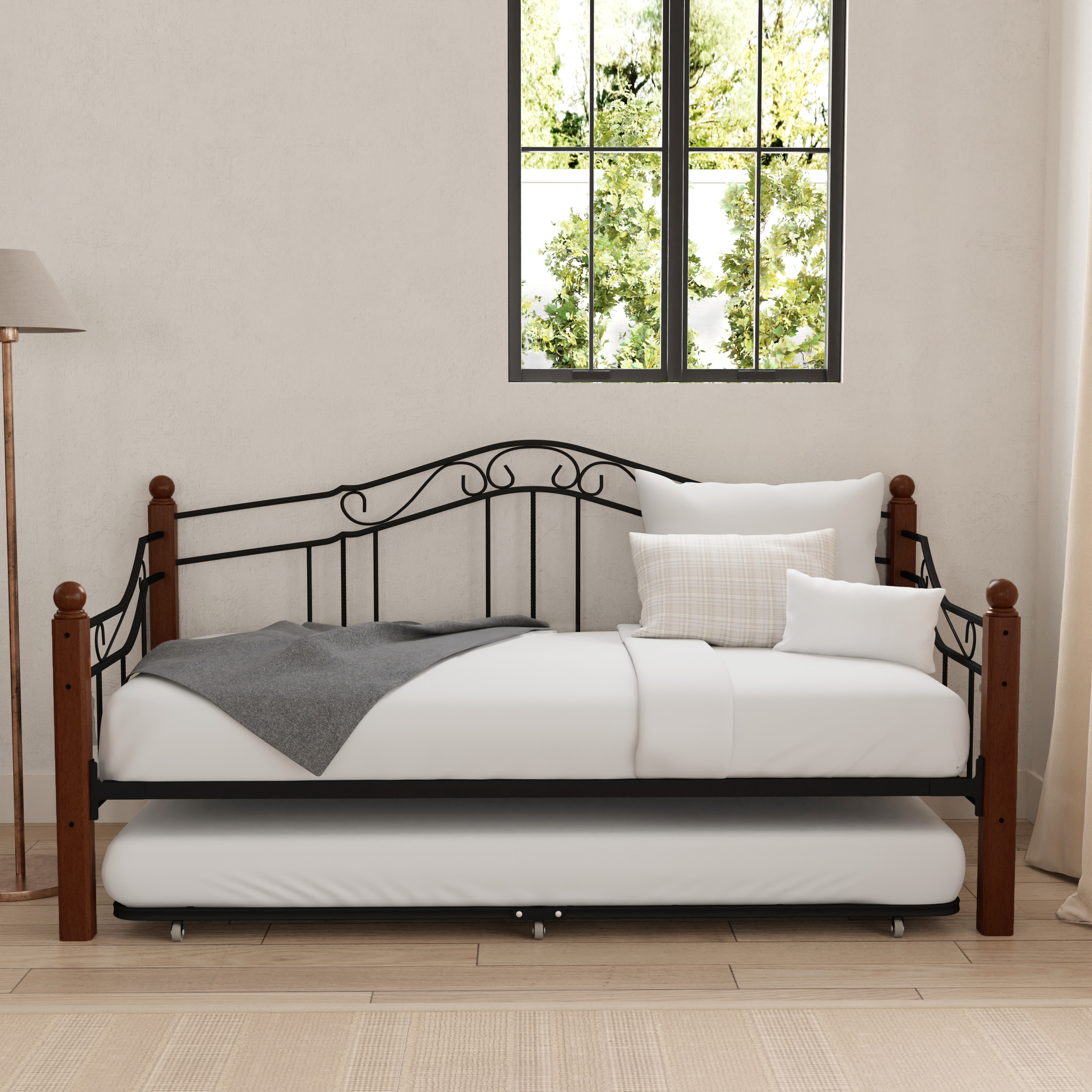 Hillsdale Furniture Madison Metal Daybed - Black - Twin