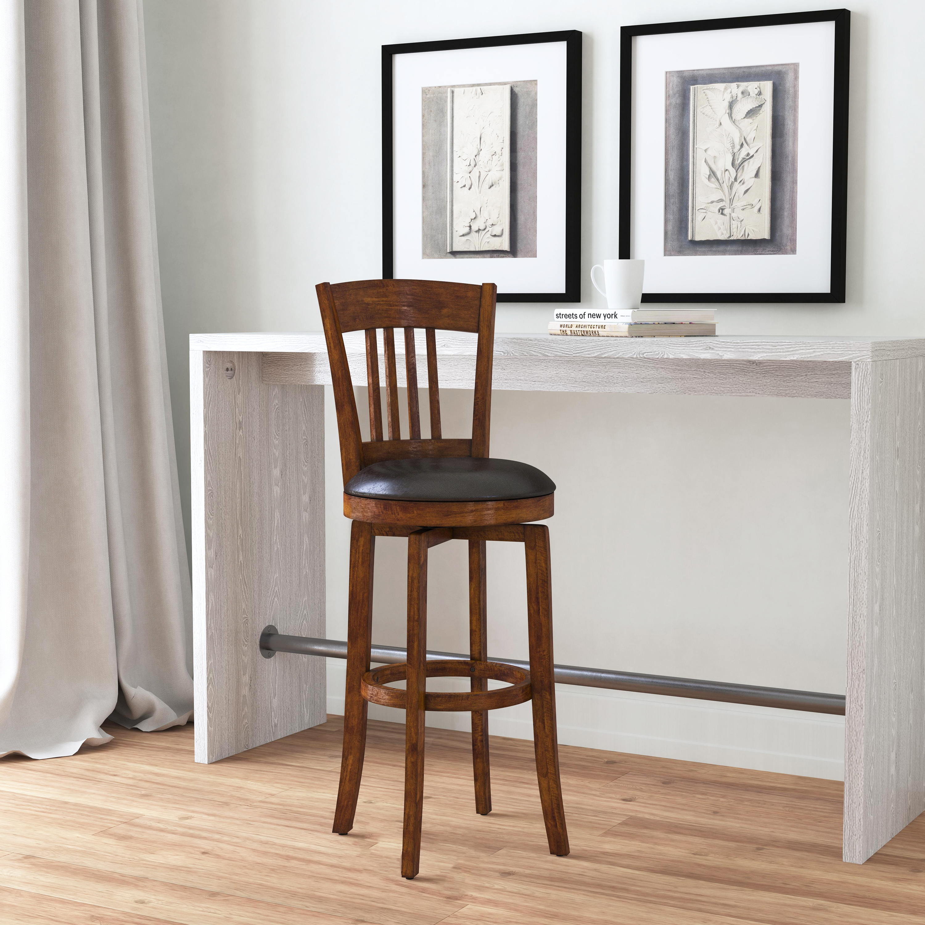 Hillsdale Furniture Canton Wood Stool - Bar - Brown