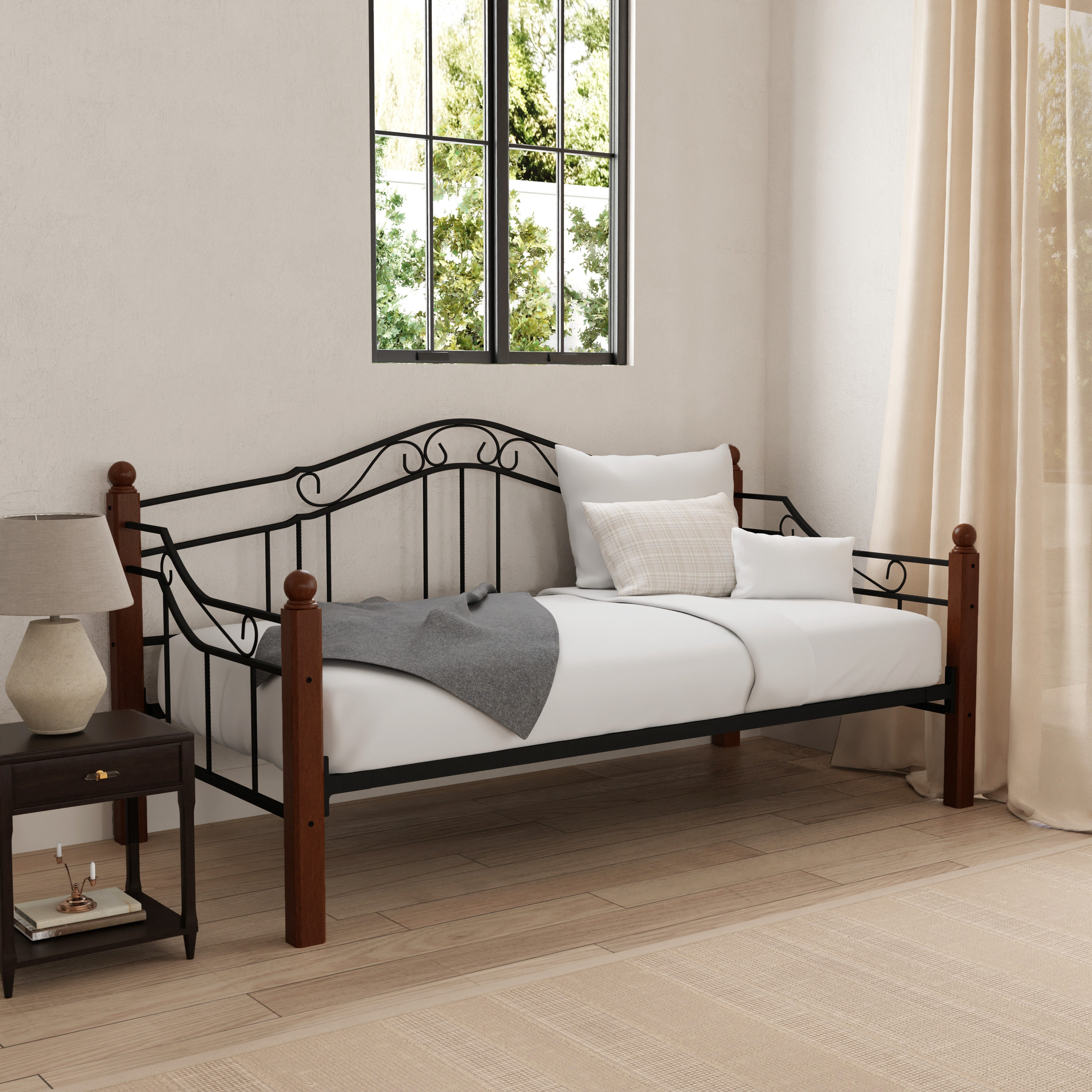 Hillsdale Furniture Madison Metal Daybed - Black - Twin