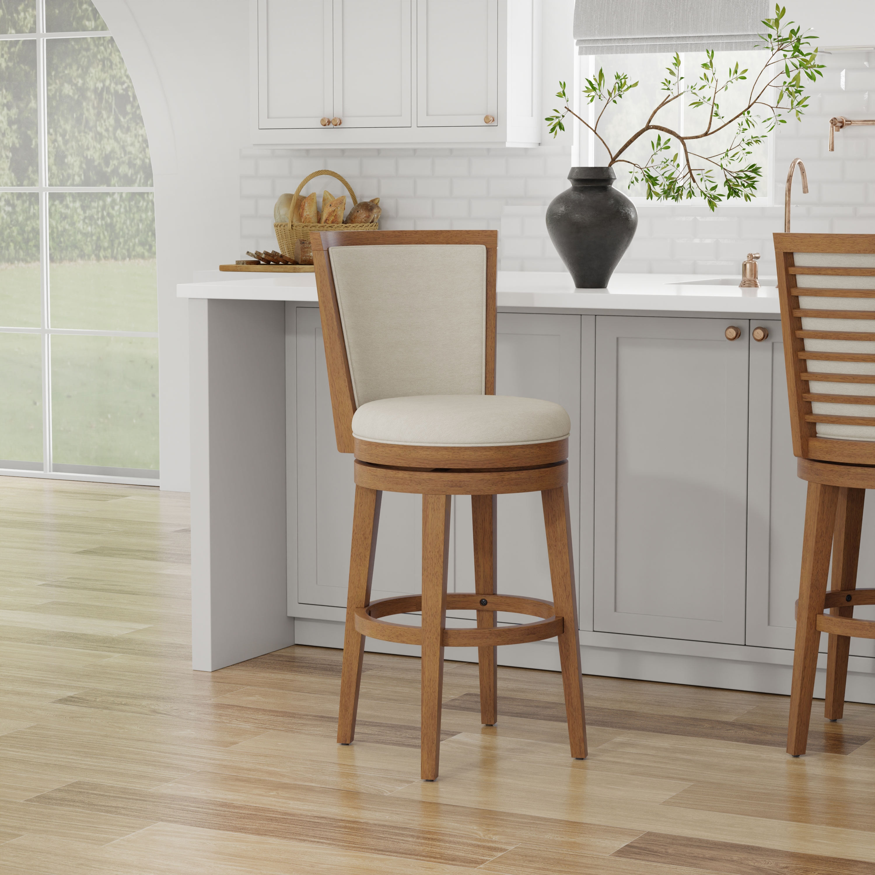 Hillsdale Furniture - 5526-830 - Tarryn Wood Stool - Bar - Medium