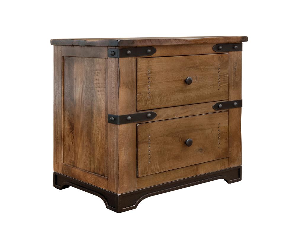 International Furniture Parota 2 Drawer Nightstand