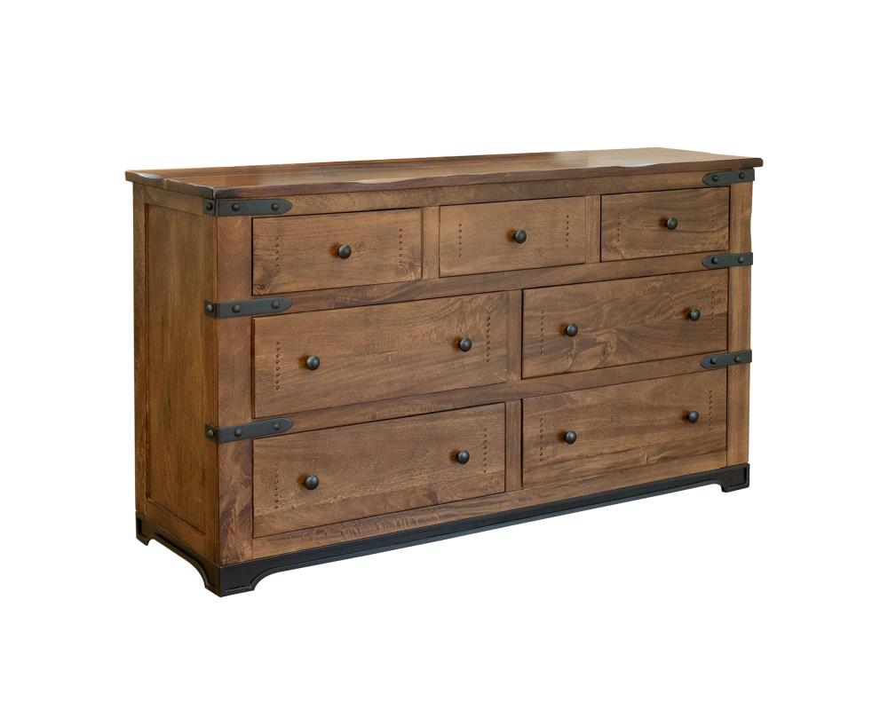 International Furniture Parota 7 Drawer Dresser