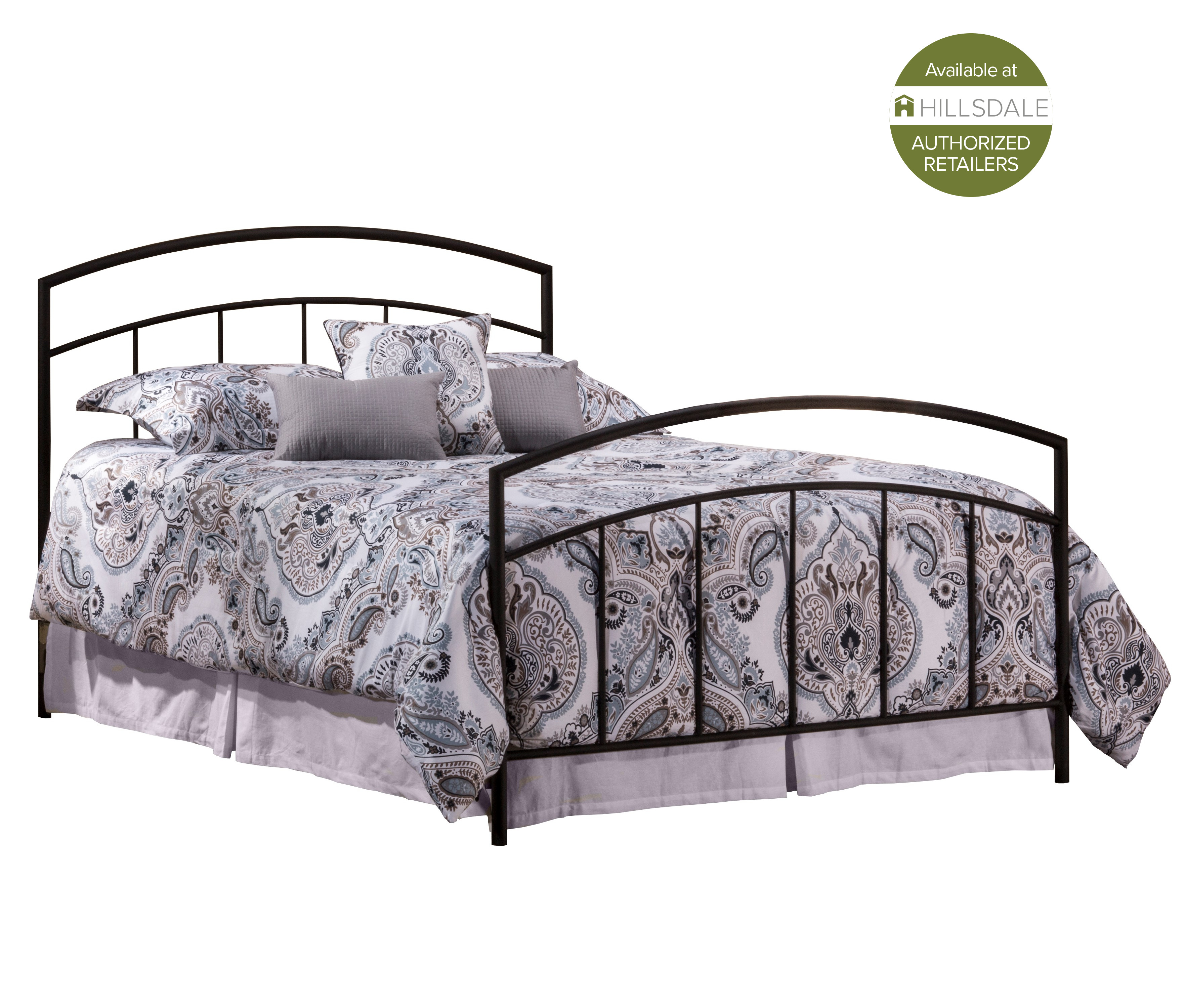 Hillsdale Furniture Julien Metal Bed - King - Textured Black