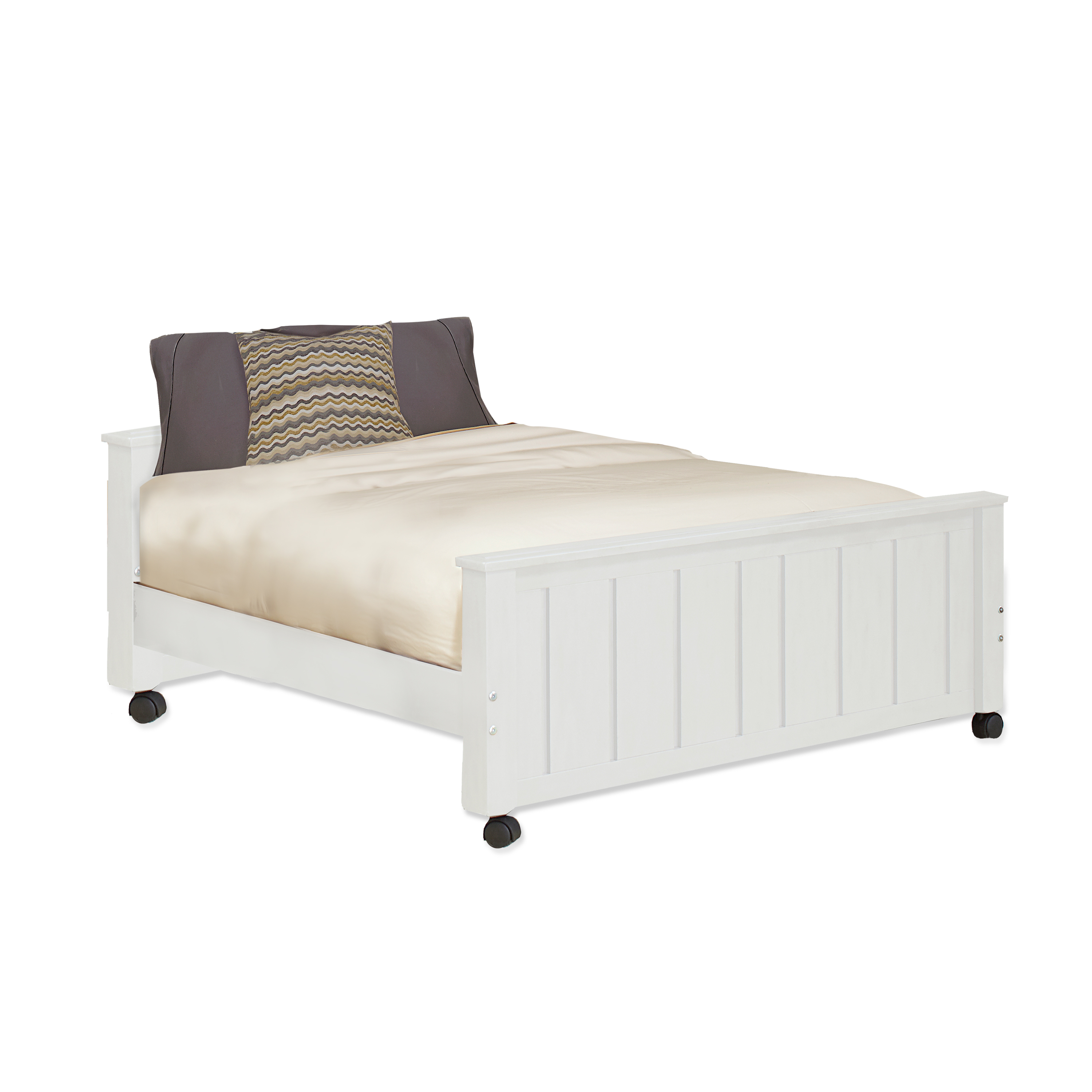 Hillsdale Furniture Lake House Wood Loft Full Lower Bed - Full - White