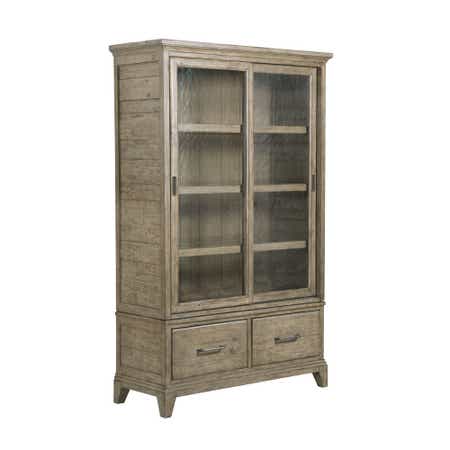 La-Z-Boy Plank Road Darby Display Cabinet with Deck and Base