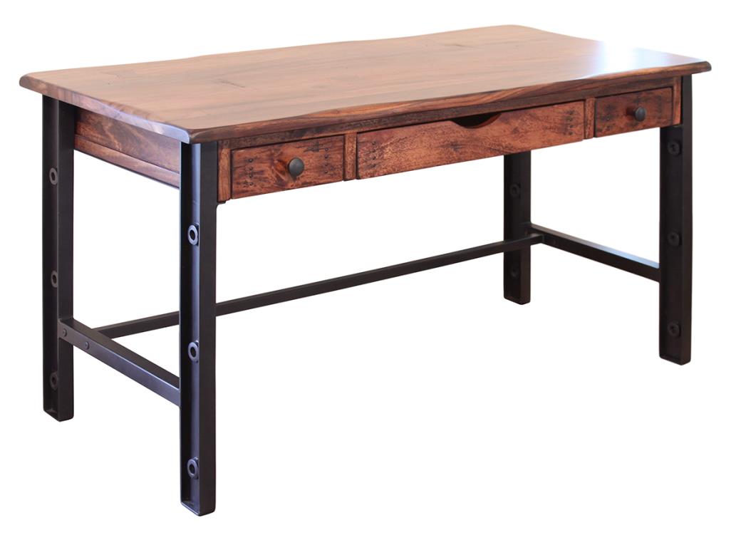 International Furniture Parota 3 Drawer Desk