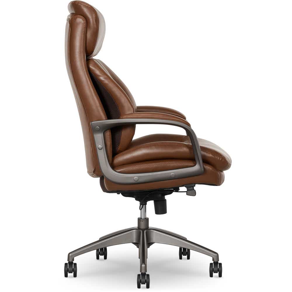 La-Z-Boy - 52372-CBRN - Nova Executive Office Chair, Cognac-52372