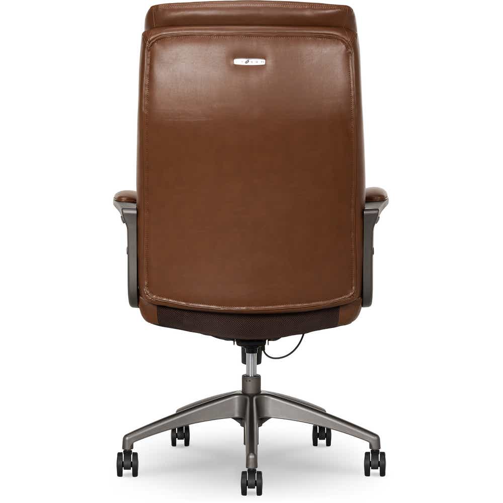 La-Z-Boy - 52372-CBRN - Nova Executive Office Chair, Cognac-52372